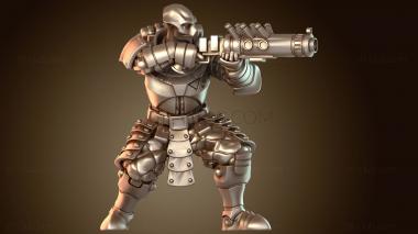 3D модель Ссора воинов (STL)