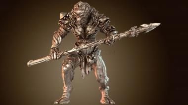 3D модель Воины Копья Передовой (STL)