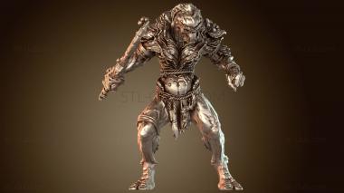 3D модель Чемпион по мечу среди воинов (STL)