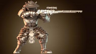 3D модель Воины уступают (STL)