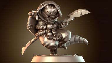 3D модель Водный танцор Саншу (STL)