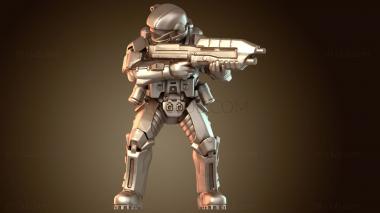 3D модель Штурм морской пехоты Wave (STL)