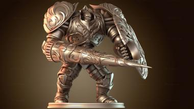 3D модель Вайс Боевой Голем Страж (STL)