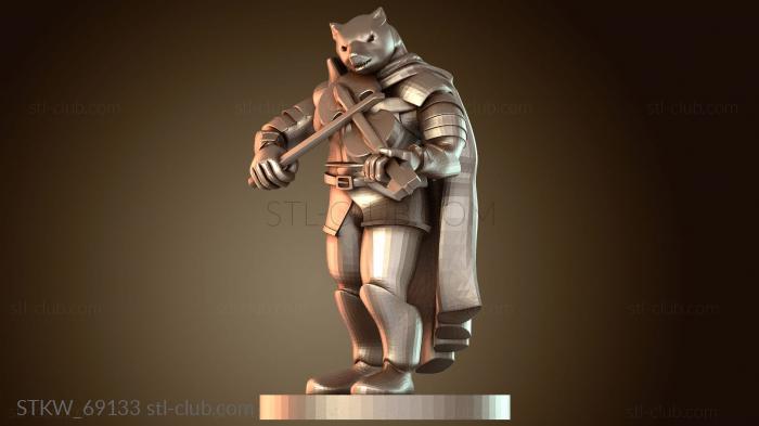 Military Were Bear Bard Скрипач