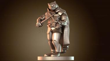 3D модель Were Bear Bard Скрипач (STL)