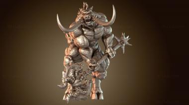 3D модель Мастер меча-кабан-оборотень (STL)