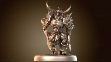 3D модель Оборотень-двойной-клинок (STL)