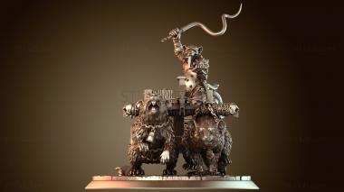 3D модель Воин-оборотень (STL)