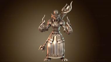 3D модель Женщина-оборотень-кастер (STL)