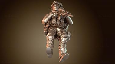 3D модель Воин-оборотень (STL)