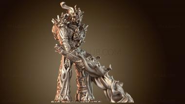 3D модель Оборотень Воин Альфа (STL)