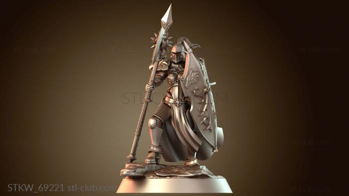 Military Западные люди, конный капитан Акс Ярл