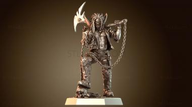 3D модель Дикий наездник, резаный шакал (STL)