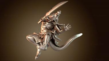 3D модель Зимний кобольд-воин (STL)