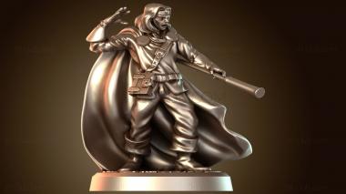 3D модель Волшебник Боевой Маг б (STL)