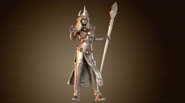 3D модель Волшебница Женщина-Маг (STL)