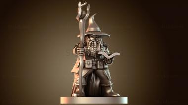 3D модель Волшебники Гном Боевой Маг (STL)