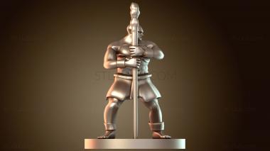 3D модель Волшебники Огненного Народа Заклинатель Пламени (STL)