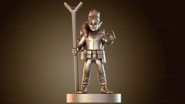 3D модель Волшебники Кендер Волшебник Мужчина (STL)