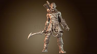 3D модель Примитивный воин Вулдлинга (STL)
