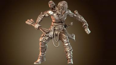 3D модель Воин-ветеран Волдлинга (STL)