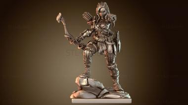 3D модель Охотница на волков Надя (STL)