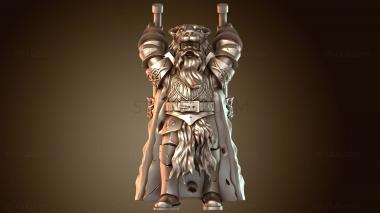 3D модель Волчий Жрец Тевтонский Вождь (STL)