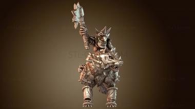 3D модель Волк Всадник Повелитель Зверей (STL)