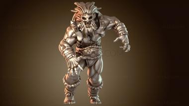 3D модель Wolfman Tribal r (STL)