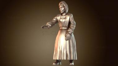 3D модель Женщина-авантюристка (STL)