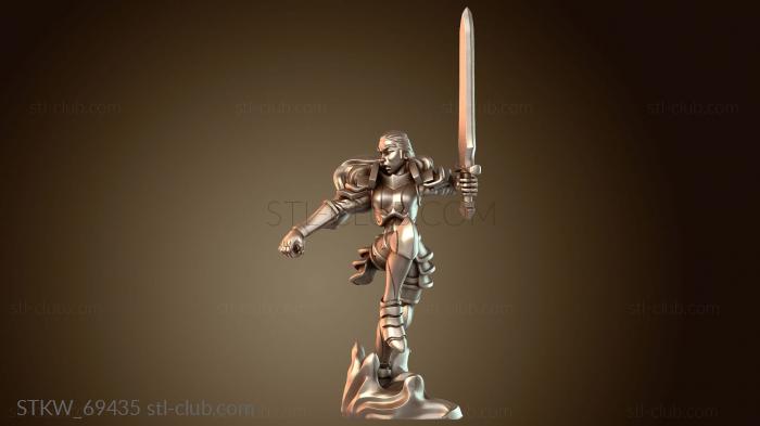 Military Женщина-Паладин Света