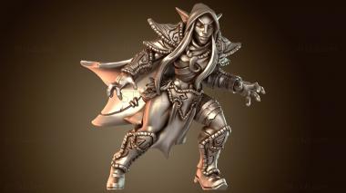 3D модель Лесной эльф-ловец (STL)