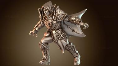 3D модель Лесной эльф-ловец, ловкий (STL)