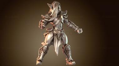 3D модель Лесной эльф, линейный саночник, крепкий (STL)