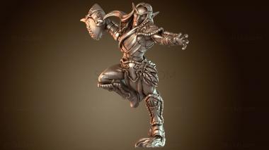 3D модель Лесной эльф-метатель (STL)