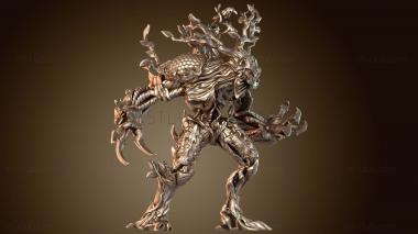 3D модель Лесные эльфы, лесной древовик (STL)