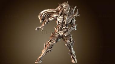 3D модель Лесные эльфы: линейный защитник (STL)