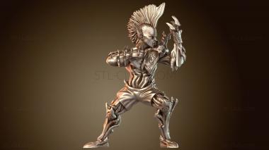 3D модель Лесные эльфы, линейный защитник (STL)