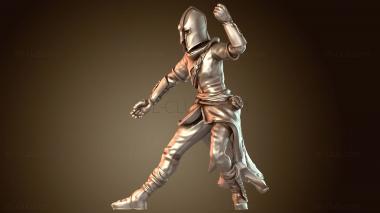 3D модель Лесные эльфы: линейные мастера, ловкие (STL)