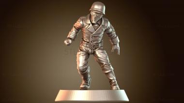 3D модель Верующие Стойкие линейные игроки (STL)