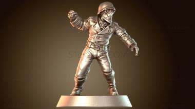 3D модель Поклонники, линейные игроки, жесткие (STL)