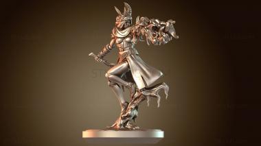 3D модель Фанатик-мистик культа Бога Гнева (STL)