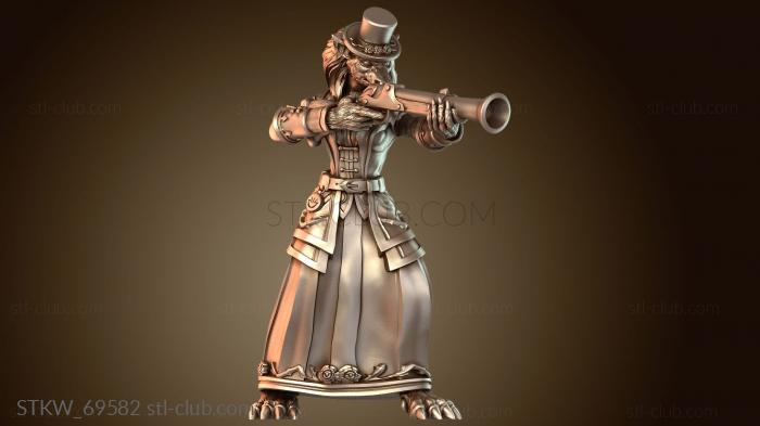 Military Женщина-стрелок-оборотень