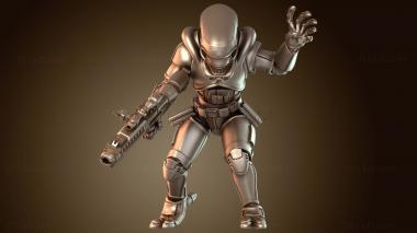 3D модель Элитный ксено-штурмовик (STL)