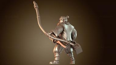 3D модель Лучник с длинным луком Яма Буси (STL)