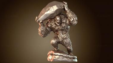 3D модель Йети-рок-колосс (STL)