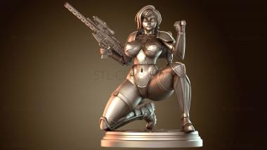 3D модель Девушка-Йода Сабина Вижн (STL)