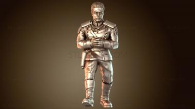 3D модель Молодой Синий Адмирал Идет (STL)