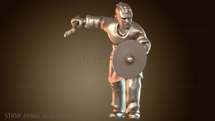 Молодой храбрый викинг