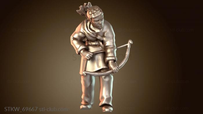 Молодой свирепый викинг